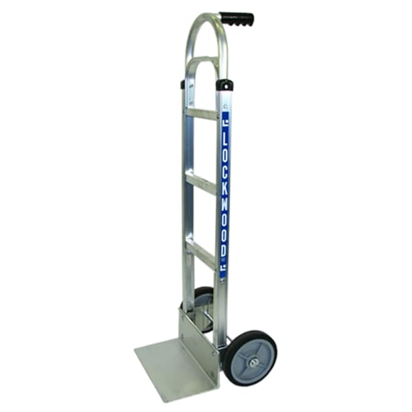 Lockwood Manufacturing Single Grip Handle Hand Truck, 14" Nose Plate, 8" Wheels 4000AR - main